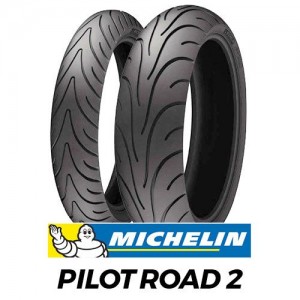 Мотошина Michelin Pilot Road 2 160/60 ZR17 69W TL Задняя (Rear)