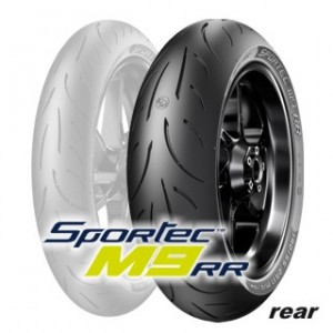 Мотошина Metzeler Sportec M9 RR 120/70 ZR17 58W TL Передняя (Front)