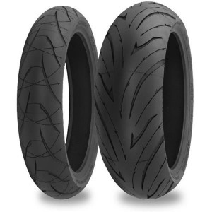 Мотошина Shinko R016 JLSB dual compound 180/55ZR17 73W TL Задняя (Rear)